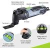 imageWORKPRO 20V Oscillating Tool Kit Cordless and Brushless 19000 RPM Orbiting Multi Tool with 6 Variable Speeds 36Oscillation Angle 21pcs Saw Accessories 1 Rechargeable Battery and Carrying BagCorded