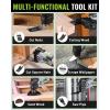 imageWORKPRO 20V Oscillating Tool Kit Cordless and Brushless 19000 RPM Orbiting Multi Tool with 6 Variable Speeds 36Oscillation Angle 21pcs Saw Accessories 1 Rechargeable Battery and Carrying BagCordless
