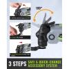 imageWORKPRO 20V Oscillating Tool Kit Cordless and Brushless 19000 RPM Orbiting Multi Tool with 6 Variable Speeds 36Oscillation Angle 21pcs Saw Accessories 1 Rechargeable Battery and Carrying BagCordless