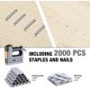 imageWORKPRO 5 in 1 Staple Gun110V Corded Brad Nailer with 2000 Staples and Nails Electric Staple Gun for DIY Project of Woodworking