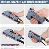 imageWORKPRO 5 in 1 Staple Gun110V Corded Brad Nailer with 2000 Staples and Nails Electric Staple Gun for DIY Project of Woodworking