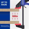 imageWORKPRO 6quot Mini Bar Clamps for Woodworking OneHanded ClampSpreader Wood Clamps Set Screw Change F Clamps with 50LBS Load Limit 4 Pack2