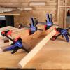 imageWORKPRO 6quot Mini Bar Clamps for Woodworking OneHanded ClampSpreader Wood Clamps Set Screw Change F Clamps with 50LBS Load Limit 4 Pack4