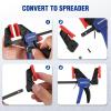 imageWORKPRO 6quot Mini Bar Clamps for Woodworking OneHanded ClampSpreader Wood Clamps Set Screw Change F Clamps with 50LBS Load Limit 4 Pack4