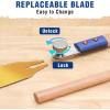 imageWORKPRO 8 Inch Japanese Pull Saw DoubleEdged Hand Saw for Wood Cutting with 79ampamp18 TPI SK5 Flexible Blade NonSlip Beech Handle for Woodworking10 inch