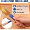 imageWORKPRO 8 Inch Japanese Pull Saw DoubleEdged Hand Saw for Wood Cutting with 79ampamp18 TPI SK5 Flexible Blade NonSlip Beech Handle for Woodworking6 inchcompact
