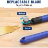 imageWORKPRO 8 Inch Japanese Pull Saw DoubleEdged Hand Saw for Wood Cutting with 79ampamp18 TPI SK5 Flexible Blade NonSlip Beech Handle for Woodworking8 inch