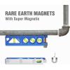 imageWORKPRO Torpedo Level Magnetic Verti Site 4 Vial for Conduit Bending Aluminum Alloy Construction 612 inch