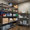 imageWORKPRO 5Tier Metal Storage Shelving Unit 36W x 18D x 72H Adjustable Storage Rack Heavy Duty Shelf with Particle Board 4000 lbs Load Capacity Total for Garage Warehouse BlackSilverBlack