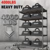 imageWORKPRO 5Tier Metal Storage Shelving Unit 36W x 18D x 72H Adjustable Storage Rack Heavy Duty Shelf with Particle Board 4000 lbs Load Capacity Total for Garage Warehouse BlackSilverBlackSilver