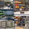 imageWORKPRO 5Tier Steel Shelving UnitBlack 35310W x 1712D x 72H Adjustable Storage Rack Heavy Duty Shelf with MDF Board 1650 lbs Load Capacity Total for Garage Basement Warehouse Kitchen1