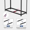 imageWORKPRO 5Tier Steel Shelving UnitBlack 35310W x 1712D x 72H Adjustable Storage Rack Heavy Duty Shelf with MDF Board 1650 lbs Load Capacity Total for Garage Basement Warehouse Kitchen1