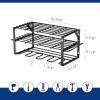 imageWORKPRO Power Tool Organizer Wall Mounted Power Tool Holder 3Tiers Storage Rack for Cordless Drill Storage 150 LBS Load Capacity for Garage Warehouse Workshop