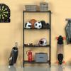 imageWORKPRO Storage Shelves 5 Tier Metal Shelving Unit Garage Wire Rack Standing Adjustable Shelves with Hooks for Pantry Closet Kitchen Basement 30quot W x 14quot D x 60quot H Capacity 750 LBSTotal24 W x 14 D x 48 H