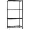 imageWORKPRO Storage Shelves 5 Tier Metal Shelving Unit Garage Wire Rack Standing Adjustable Shelves with Hooks for Pantry Closet Kitchen Basement 30quot W x 14quot D x 60quot H Capacity 750 LBSTotal24 W x 14 D x 48 H
