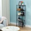 imageWORKPRO Storage Shelves 5 Tier Metal Shelving Unit Garage Wire Rack Standing Adjustable Shelves with Hooks for Pantry Closet Kitchen Basement 30quot W x 14quot D x 60quot H Capacity 750 LBSTotal1738W x 1112D x 5112H