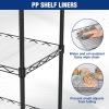 imageWORKPRO Storage Shelves 5 Tier Metal Shelving Unit Garage Wire Rack Standing Adjustable Shelves with Hooks for Pantry Closet Kitchen Basement 30quot W x 14quot D x 60quot H Capacity 750 LBSTotal1738W x 1112D x 5112H