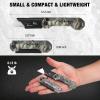 imageWORKPRO 3Pack Folding Utility Knife Quick Change Blades Box Cutter EDC Foldable Pocket Utility Knife Sets with Belt ClipCamostainless Steel
