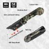imageWORKPRO 3Pack Folding Utility Knife Quick Change Blades Box Cutter EDC Foldable Pocket Utility Knife Sets with Belt ClipCamostainless Steel