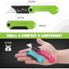 imageWORKPRO 3Pack Folding Utility Knife Quick Change Blades Box Cutter EDC Foldable Pocket Utility Knife Sets with Belt ClipMulticolorstainless Steel