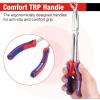 imageWORKPRO 3Piece Long Reach Hose Grip Pliers Set 11 Inches Ring Nose Hose Gripper Pliers 516Inch 12Inch 34Inch Dia Serrated Jaws for Hard to Reach Narrow Spaces Ergonomic Handle