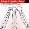 imageWORKPRO 3Piece Long Reach Hose Grip Pliers Set 11 Inches Ring Nose Hose Gripper Pliers 516Inch 12Inch 34Inch Dia Serrated Jaws for Hard to Reach Narrow Spaces Ergonomic Handle