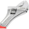 imageWORKPRO 3piece Adjustable Wrench Set CRV with Rubberized AntiSlip Grips 10inch 8inch 6inch