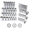 imageWORKPRO 450Piece Drive Socket Set 12quot 14quot 38quot CRV Metric and Imperial with QuickRelease Ratchet Wrench Spanners Bits Set Mechanics Tool for Car Repair