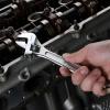 imageWORKPRO 4piece Adjustable Wrench Set Forged Heat Treated Chromeplated 6inch 8inch 10inch 12inch6inch  8inch  10inch  12inch