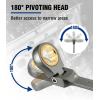 imageWORKPRO 8piece FlexHead Ratcheting Combination Wrench Set Metric 917 mm 72Teeth CrV Constructed Nickel Plating with Organization Bag18mm
