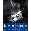 imageWORKPRO 8piece FlexHead Ratcheting Combination Wrench Set Metric 917 mm 72Teeth CrV Constructed Nickel Plating with Organization Bag34