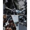 imageWORKPRO 8piece FlexHead Ratcheting Combination Wrench Set Metric 917 mm 72Teeth CrV Constructed Nickel Plating with Organization Bag8mm