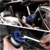imageWORKPRO Universal Adjustable Oil Filter Wrench From 3quot to 55quot Heavy Duty Oil Filter Removal Tool with 3 Jaws for Cars Trucks TractorNavyBlack