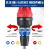 imageWORKPRO 12in1 Ratcheting MultiBit Screwdriver Set Quickload Mechanism Screwdriver with Double End Bits in HandleStandard