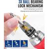 imageWORKPRO 12in1 Ratcheting MultiBit Screwdriver Set Quickload Mechanism Screwdriver with Double End Bits in HandleStubby