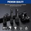 imageWORKPRO 18Piece Impact Socket Extension Set Includes Socket Adapters Ratchet Extension Set Socket Extension Bar Swivel Universal Joints and Impact Coupler 14quot 38quot ampamp 12quot Drive18PCS