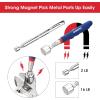 imageWORKPRO 4PC Telescoping Magnetic Pick Up Tool Kit Includes Telescoping Inspection Mirror 2PC Magnetic Pick Up Tool And Four Claw Grabber Tool Pick Up Grab Tool Set For Auto Repair