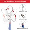 imageWORKPRO 4PC Telescoping Magnetic Pick Up Tool Kit Includes Telescoping Inspection Mirror 2PC Magnetic Pick Up Tool And Four Claw Grabber Tool Pick Up Grab Tool Set For Auto Repair
