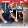 imageWORKPRO 4PC Telescoping Magnetic Pick Up Tool Kit Includes Telescoping Inspection Mirror 2PC Magnetic Pick Up Tool And Four Claw Grabber Tool Pick Up Grab Tool Set For Auto Repair