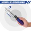 imageWORKPRO 61PC Magnetic Screwdriver Bits ampamp Nut Driver Set with Organizer Bag DIY Tools ampamp Equipment for Men Women Mechanic Herramientas Tool Bit Kit Home Improvement Gift Metric ampamp SAE