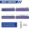 imageWORKPRO 61PC Magnetic Screwdriver Bits ampamp Nut Driver Set with Organizer Bag DIY Tools ampamp Equipment for Men Women Mechanic Herramientas Tool Bit Kit Home Improvement Gift Metric ampamp SAE
