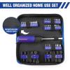 imageWORKPRO 61PC Magnetic Screwdriver Bits ampamp Nut Driver Set with Organizer Bag DIY Tools ampamp Equipment for Men Women Mechanic Herramientas Tool Bit Kit Home Improvement Gift Metric ampamp SAE