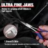 imageWORKPRO 7 Inches Needle Nose Pliers Mini Long Needle Nose Pliers with Smooth Jaws Small Long Reach Pliers for Jewelry Making Bending Wire and Small Object Gripping Work On Narrow Place