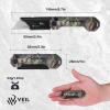 imageWORKPRO EDC Folding Utility Knife Mini Box Cutter with Quick Open Axis Lock Quick Change Blade Razor Knife Foldable Small Pocket Knife with Belt Clip2camo