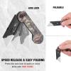 imageWORKPRO EDC Folding Utility Knife Mini Box Cutter with Quick Open Axis Lock Quick Change Blade Razor Knife Foldable Small Pocket Knife with Belt Clip2camo