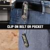 imageWORKPRO EDC Folding Utility Knife Mini Box Cutter with Quick Open Axis Lock Quick Change Blade Razor Knife Foldable Small Pocket Knife with Belt Clip2camo