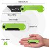 imageWORKPRO EDC Folding Utility Knife Mini Box Cutter with Quick Open Axis Lock Quick Change Blade Razor Knife Foldable Small Pocket Knife with Belt Clip3green