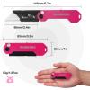 imageWORKPRO EDC Folding Utility Knife Mini Box Cutter with Quick Open Axis Lock Quick Change Blade Razor Knife Foldable Small Pocket Knife with Belt Clip4red