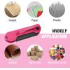 imageWORKPRO EDC Folding Utility Knife Mini Box Cutter with Quick Open Axis Lock Quick Change Blade Razor Knife Foldable Small Pocket Knife with Belt Clip4red