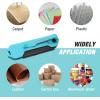 imageWORKPRO EDC Folding Utility Knife Mini Box Cutter with Quick Open Axis Lock Quick Change Blade Razor Knife Foldable Small Pocket Knife with Belt Clip5blue
